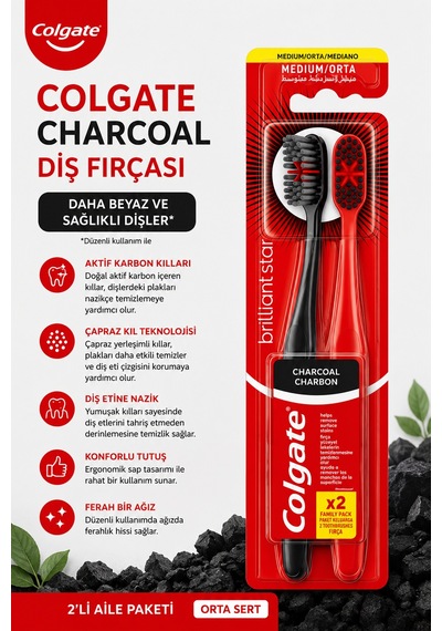 Colgate Brilliantstar Diş Fırçası 2li