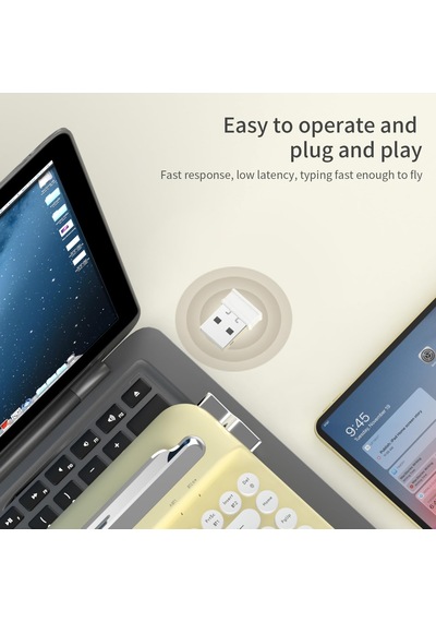 Kablosuz Bluetooth & 2.4g Çift Modlu Retro Daktilo Tasarımlı Klavye Yuvarlak Tuşlu, Tablet & Telefon Standlı, Ergonomik, Taşınabilir, Pille Çalışan, Sessiz Ve Konforlu Ajazz Af84 Siyah Kablosuz Bluetooth & 2.4g Çift Modlu Retro Daktilo Tasarımlı Klavye Yuvarlak Tuşlu, Tablet & Telefon Standlı, Ergonomik, Taşınabilir, Pille Çalışan, Sessiz Ve Konforlu Ajazz Af84 Siyah