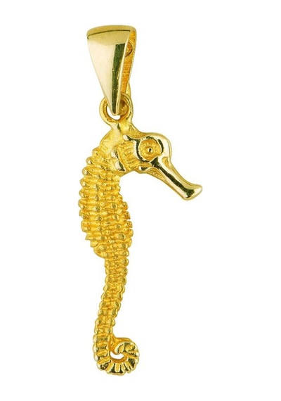 Goldkupe 14 Ayar Altın Denizatı Kolye Ucu 1,27 Gr-6571 Altın