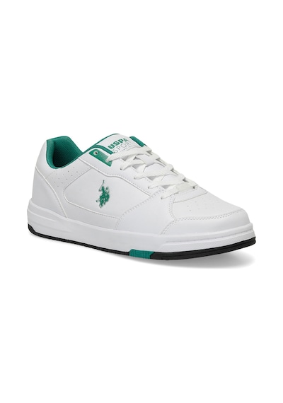 U.s. Polo Assn. Presto 4fx Beyaz Erkek Sneaker 000000000101502099 Beyaz - Yeşil