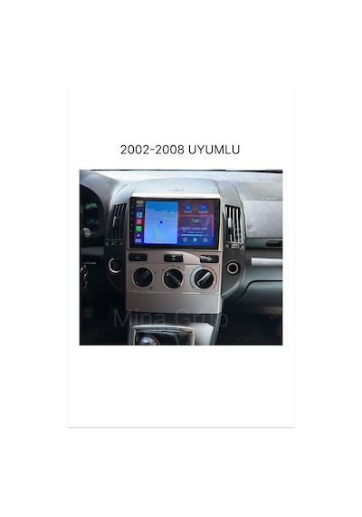 Snp Serisi Toyota Verso 2002 - 2008 Uyumlu 4-32gb Hafıza Multimedya Sistemi Ve Geri Görüş Kamerası 9"