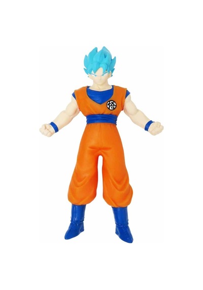 Monster Flex Dragon Ball Stretch Yumuşak Uzayan Elastik Figür 15 Cm - Super Saiyan Blue Goku