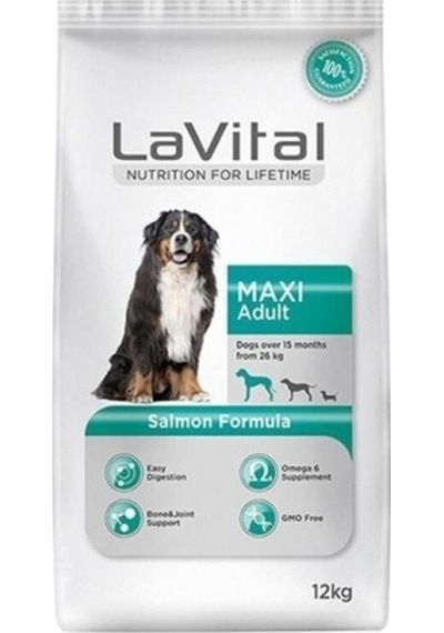 Lavital Maxi Adult Somonlu Büyük Irk Yetişkin Köpek Maması 15 Kg