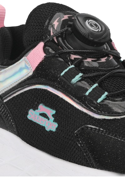 Slazenger Kortech F Kız Çocuk Siyah / Pembe Günlük Spor Ayakkabısı Siyah - Pembe