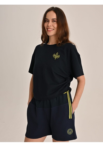 Fenerbahçe Kadın Trıbun Ekstrafor Detaylı Tshırt Fb Laci Yeni