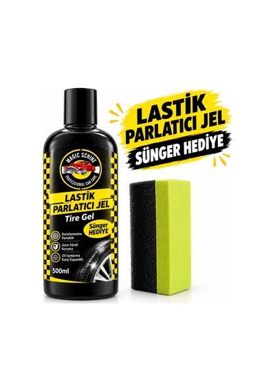 Lastik Parlatıcı Jel- Sünger Hediyeli 500 Ml