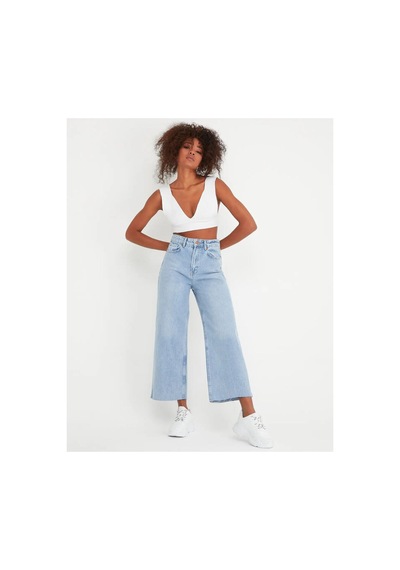 Zdnjeans Yüksek Bel Jeans Koyu Mavi