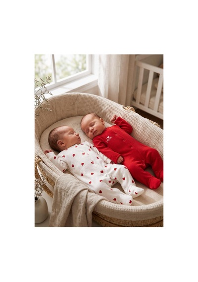 Altıntaş Baby Kırmızı Kalpler Kız Bebek Tulum Set Jungle Mood Jungle Mood
