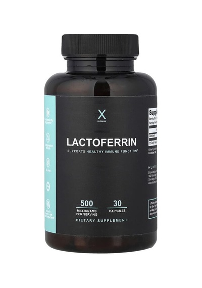 Humanx, Lactoferrin, 500 Mg, 30 Capsuleshumanx Nutrıtıon