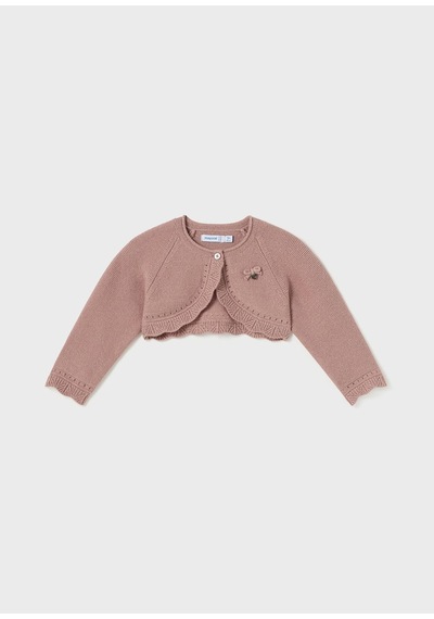 0-36 Ay Mayoral Kız Bebek Merserize Bolero Pembe