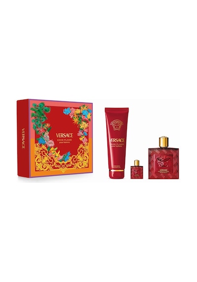 Versace Eros Flame Edp 100 Ml + Shower Gel 100 Ml + Edp 5 Ml 8011003907045 Diğer
