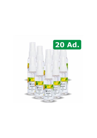 Venilia 80 Derece Limon Kolonyası Sprey Pet Şişe 30 ML x 20
