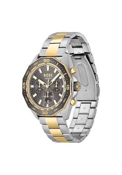 Hugo Boss HB1513974 Çelik Altın/Metalik Gri 44 mm Erkek Kol Saati