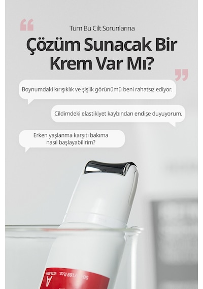 Kırışıklık Karşıtı, Masaj Başlıklı Yüz&boyun Kremi Dermatory Retinal Spicule Wrinkle&neck Cream