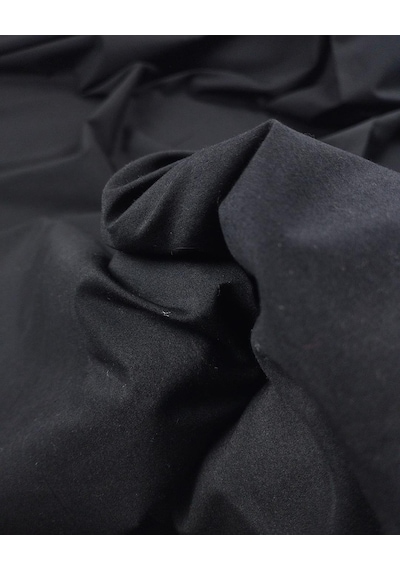 Siyah Renkte Pamuk Poplin Kumaş En 150 Cm X Boy 180 Cm -10269 Siyah