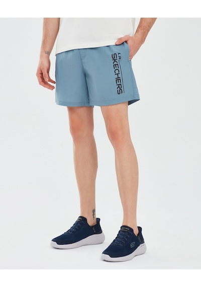 Skechers Swimwear M 5 Inch Swimshort Erkek Mavi Deniz Şortu S241138-400 Mavi