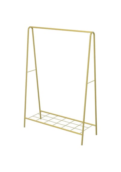 Metallica Concept Oval Telli Gold Butik Elbise Askılığı Konfeksiyon Askılık Altın