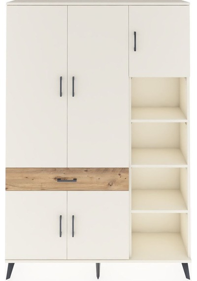 Arges Dolap 10 Raflı Tek Çekmeceli 5 Kapaklı 132x30x195 Aytaşı-aytaşı/çam Aytası/atlas Çam Arges Dolap 10 Raflı Tek Çekmeceli 5 Kapaklı 132x30x195 Aytaşı-aytaşı/çam Aytası/atlas Çam