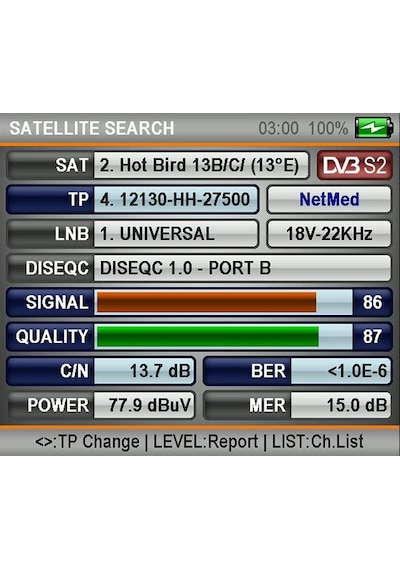 Satfinder 4 Hd Ultra - As04Hdu Görüntülü Uydu Bulucu