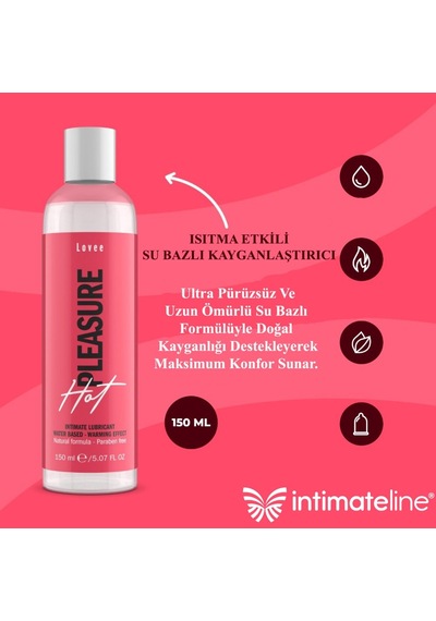 İntimateline Lovee Hot Pleasure 150 Ml Kayganlaştırıcı Jel