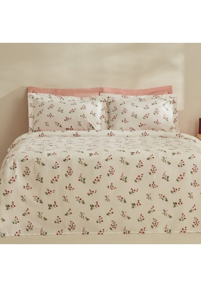 Karaca Home Silvie %100 Pamuk Çift Kişilik Pike Takımı Kırmızı Pp 200.22.04.0322 Kırmızı