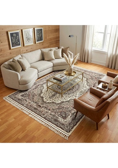 Liza 200 X 300 İpek Halı Bej