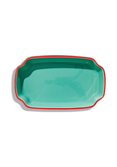 Pasabahce Margarita Seramik Dikdörtgen Fırın Kabı 25 Cm - 1 Adet
