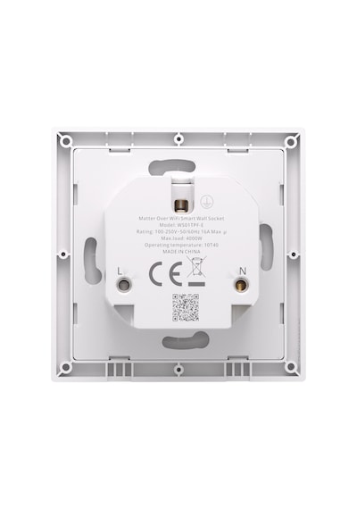 Sonoff Fusion Serisi Matter Akıllı Duvar Prizi Ws01tpf-e