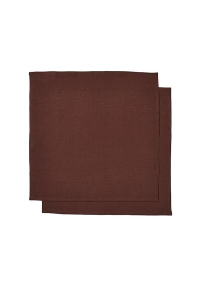 Ikea Stockholm 2025 Kumaş Peçete, Koyu Kırmızı, 50x50 Cm, 2 Adet