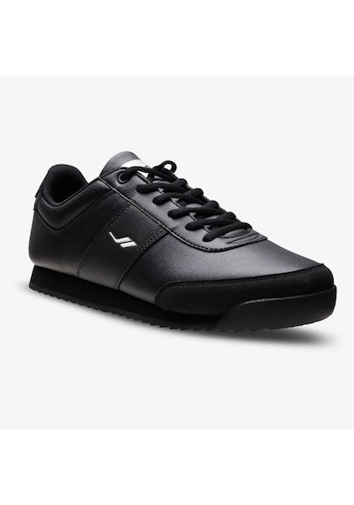 Lescon Flint 3 İnce Taban Erkek Sneakers Spor Ayakkabı Siyah