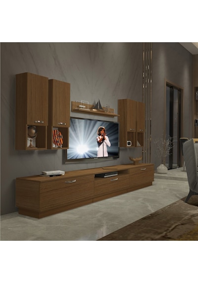 Decoraktiv Trendstyle 8da Slm Tv Ünitesi Tv Sehpası Ceviz