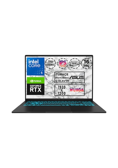 Asus VivoBook 16 V3607VU-RP288 022 i5 210H 40 GB 512 GB SSD 6 GB RTX405016" Free Dos Dizüstü Bilgisayar
