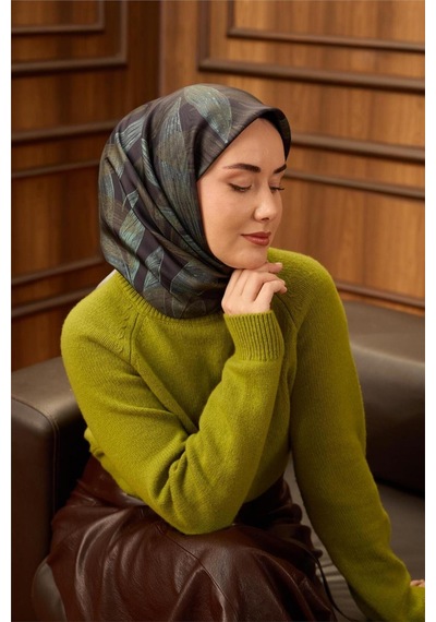 Silk Home Twill İpek Eşarp 11488-54 Antrasit
