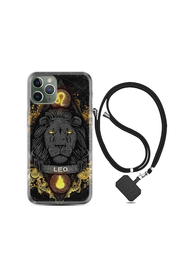 Apple Uyumlu iPhone 13 Pro Kılıf Boyun Askılı Leon 1841