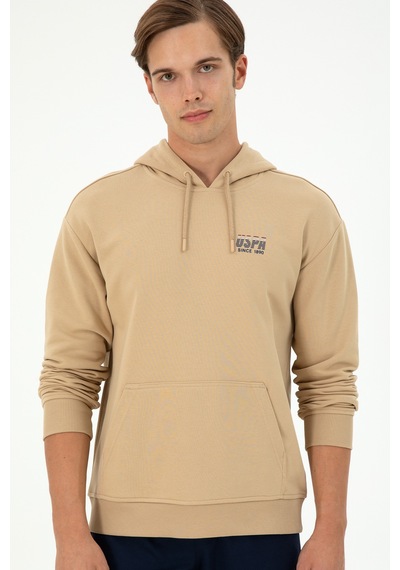 U.s. Polo Assn. Erkek Kum Sweatshirt 50293442-vr085 Kum