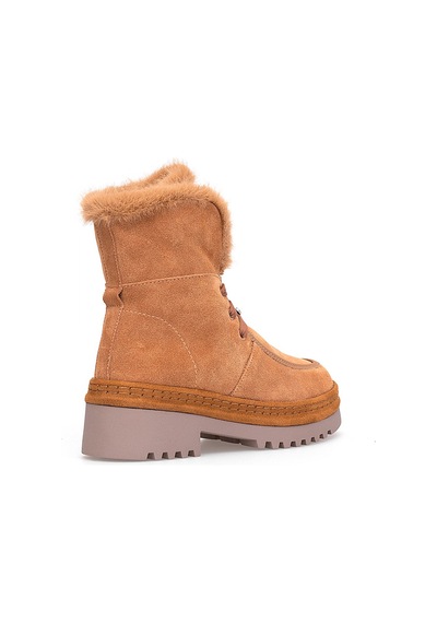 Guja 25k433 Kadın Hakiki Deri Klasik Bot Camel Camel
