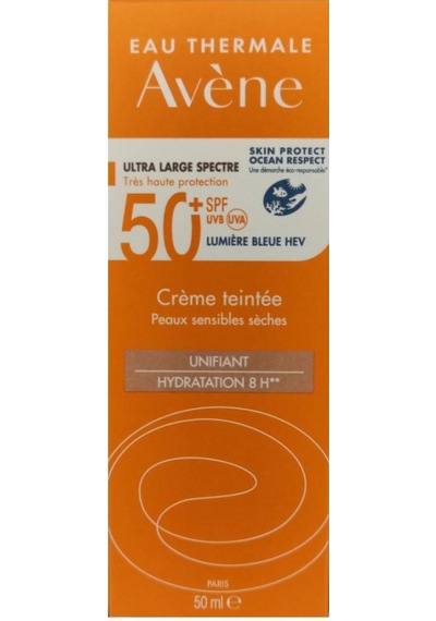 SPF 50 Renkli Güneş Koruyucu Krem Tinted 50 ML