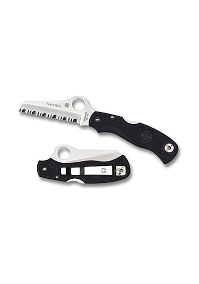Spyderco C45sbk Rescue 79mm Kamp Çakı Çok Renkli