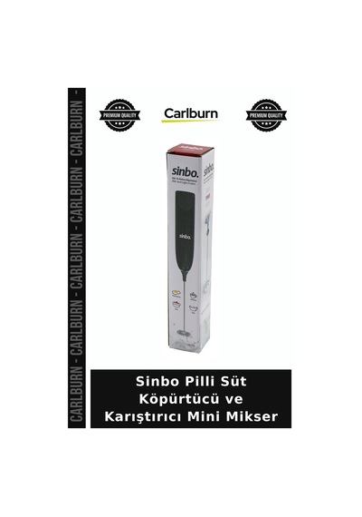 Özel Üretim Pratik Mutfak Kahve Sinbo Süt Köpürtücü - Pilli - Karıştırıcı Mini Mikser