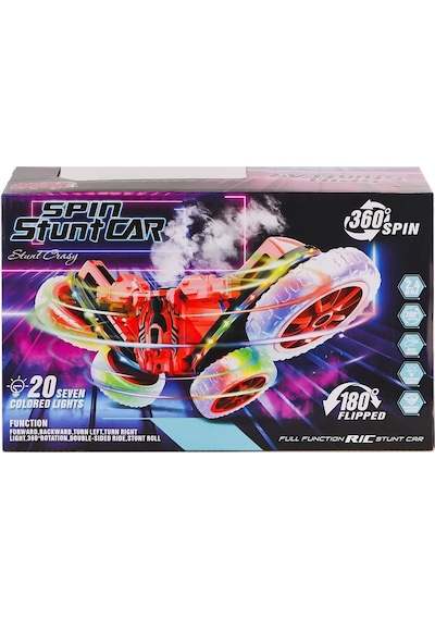 Hg-4-45 Kumandalı Işıklı Buharlı Stunt Spin Araba -eco Lounge Yeşil