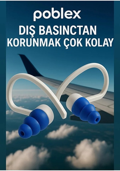 Poblex Kulak Tıkacı Çok Amaçlı Koruma Çözümü - Uçak Ve Seyahat