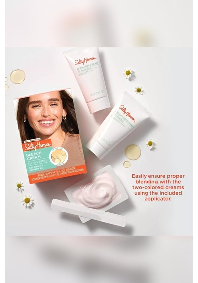 Sally Hansen Bleach Cream Yüz Ve Vücut İçin Tüy Sarartıcı Krem Seti