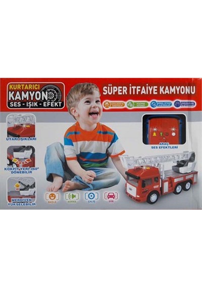 Furkan Toys Sesli Işıklı Itfaiye Kamyonu