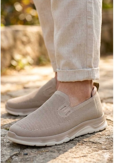 Mcdark Erkek Bej Triko Aqua Yazlık Sneaker Ayakkabı