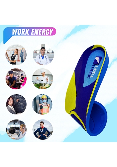 Magicfoot Workenergy İş Tabanlığı - Uzun Süreler Ayakta Çalışan İçin - High Memory Foam - Ortopedik Tabanlık
