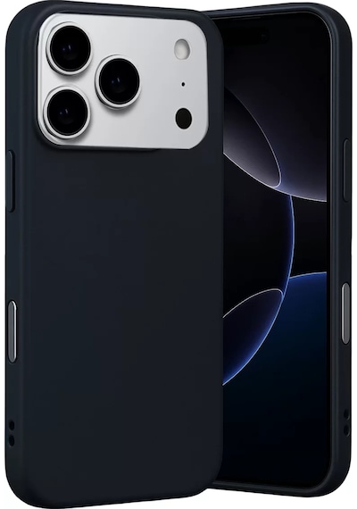 Newface Apple İphone 17 Pro Max Nano İçi Kadife Silikon - Siyah