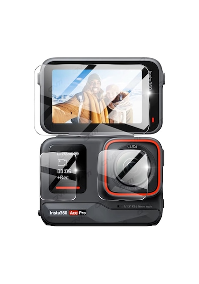 Insta360 Ace Pro/ace Pro 2 Aksiyon Kamera Uyumlu Ekran Koruyucu Nano Jelatin Seti