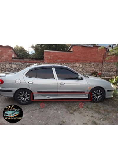 Renault Megane 1 Marşpiyel Sağ Sol Takım Fiberglass Boyasız