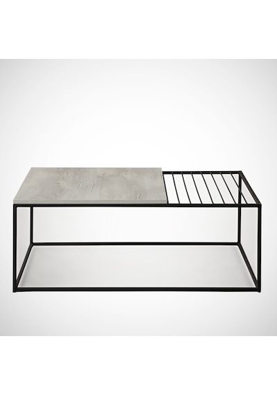 Zinus Orta Sehpa Metal & Orta Masa Deniz Meşe/Metal Ayaklı Sehpa