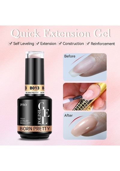 Born Pretty Pro 15ml Bıab Hema Free Quick Building Nail Extension Gel B023 59654